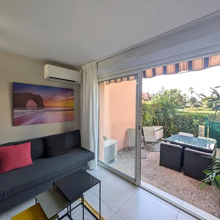 L'oasis - T2 Avec Jardin - Piscine - Clim - Parking & A 200m Apartmán