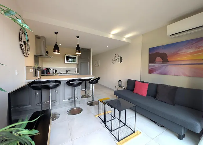 Διαμέρισμα L'oasis - T2 Avec Jardin - Piscine - Clim - Parking & A 200m *